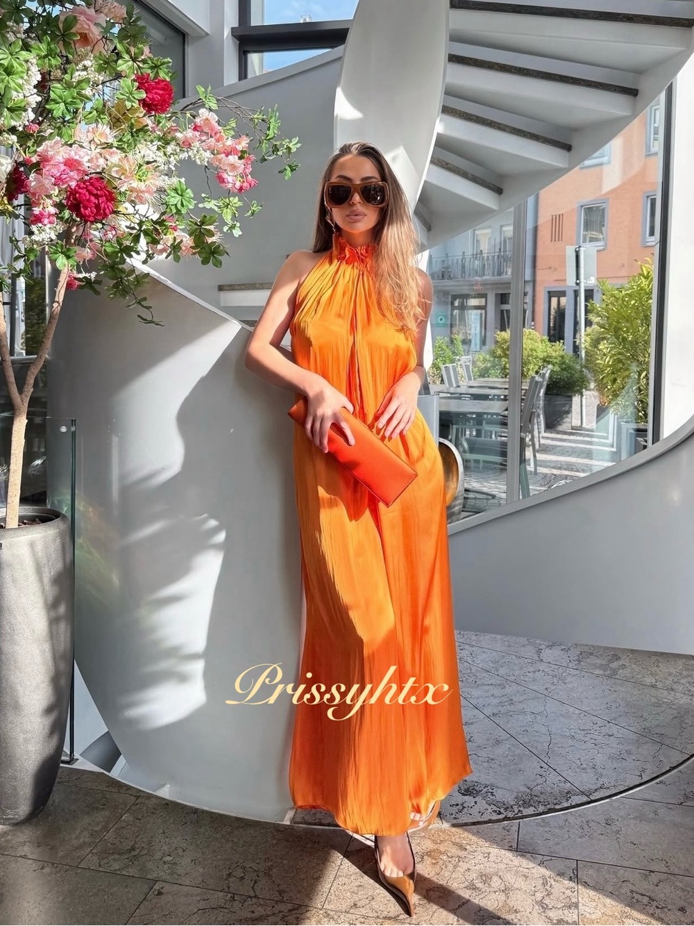 ZARA ZW COLLECTION SATIN EFFECT JUMPSUIT